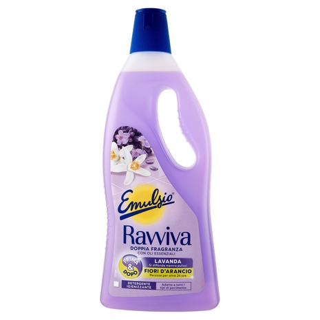 Emulsio Ravviva Doppia Fragranze Lavanda Fiori d'Arancio Detergente Igienizzante 750 ml